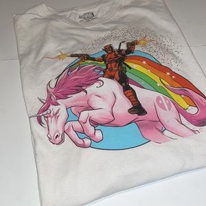 Long Sleeved Deadpool Tee -Sized Large